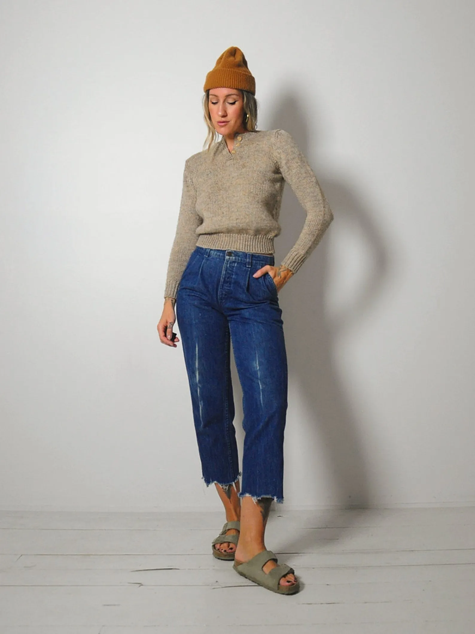 1980's Heathered Petite Sweater