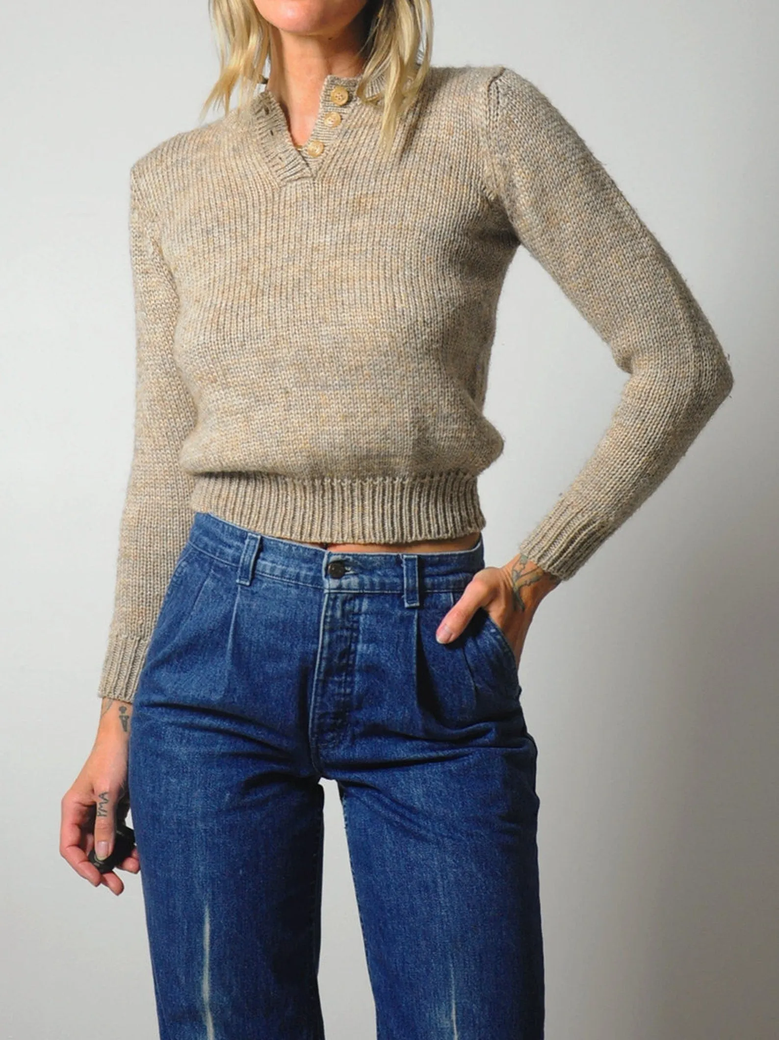 1980's Heathered Petite Sweater