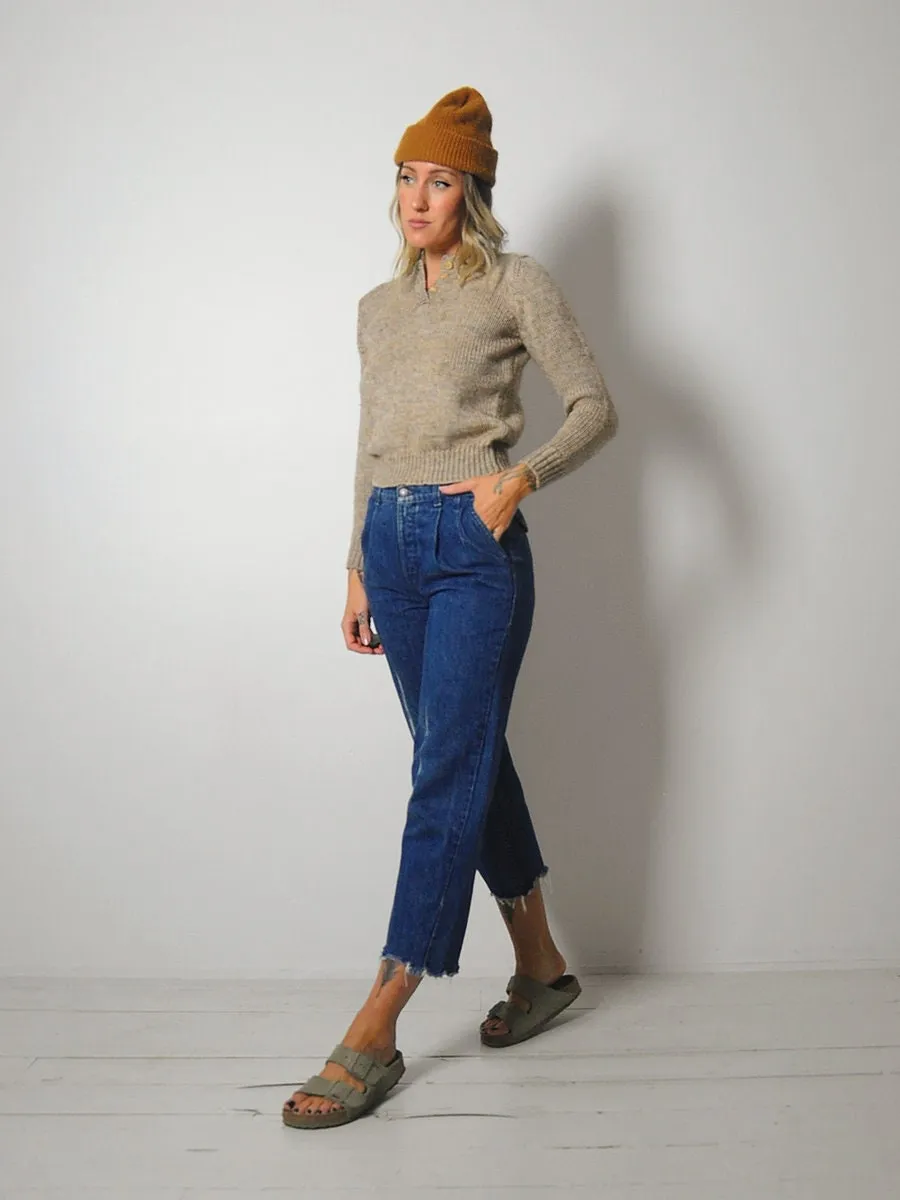 1980's Heathered Petite Sweater