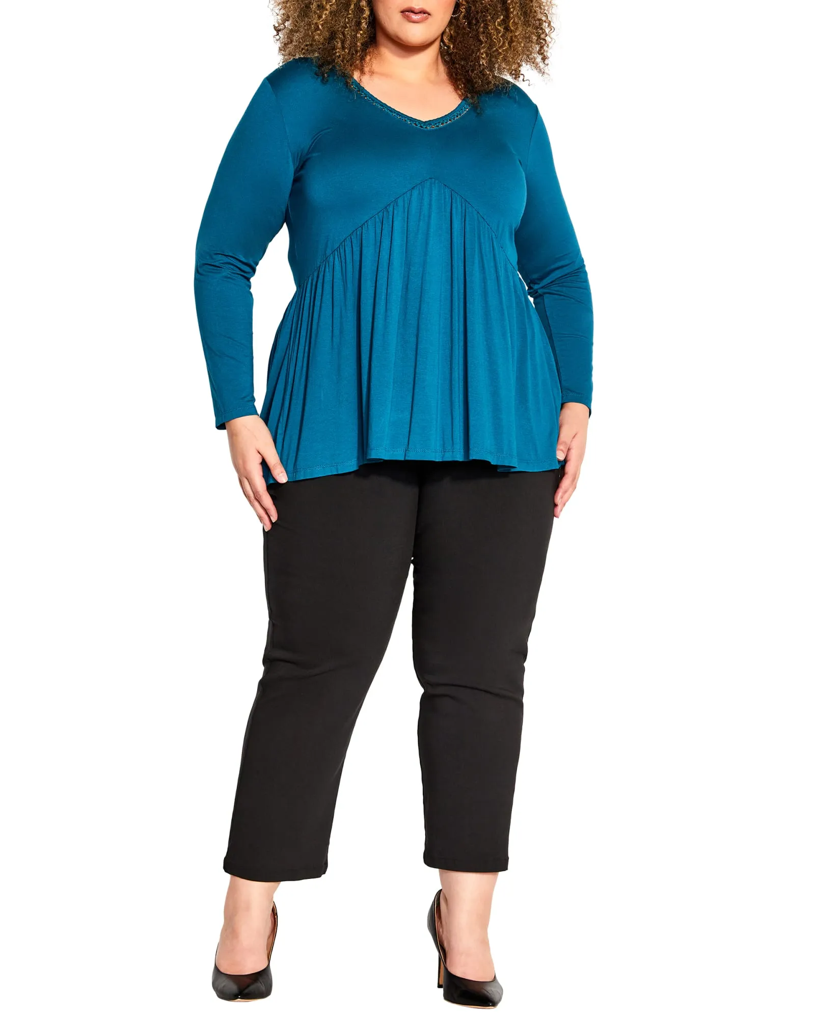 Abigail Top | Teal