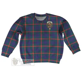 Agnew Tartan Kid Ugly Sweater with Family Crest