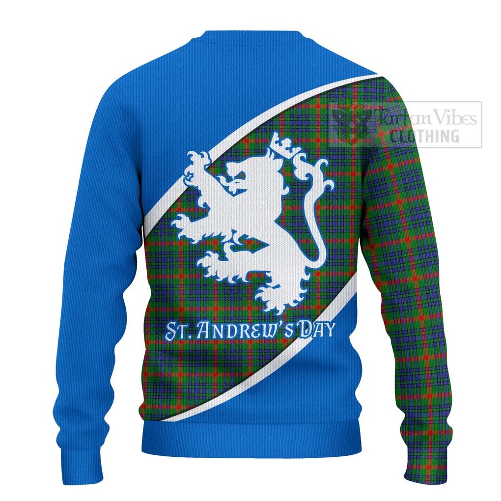 Aiton Family Crest Tartan Ugly Sweater Celebrate Saint Andrew's Day in Style