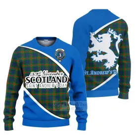 Aiton Family Crest Tartan Ugly Sweater Celebrate Saint Andrew's Day in Style