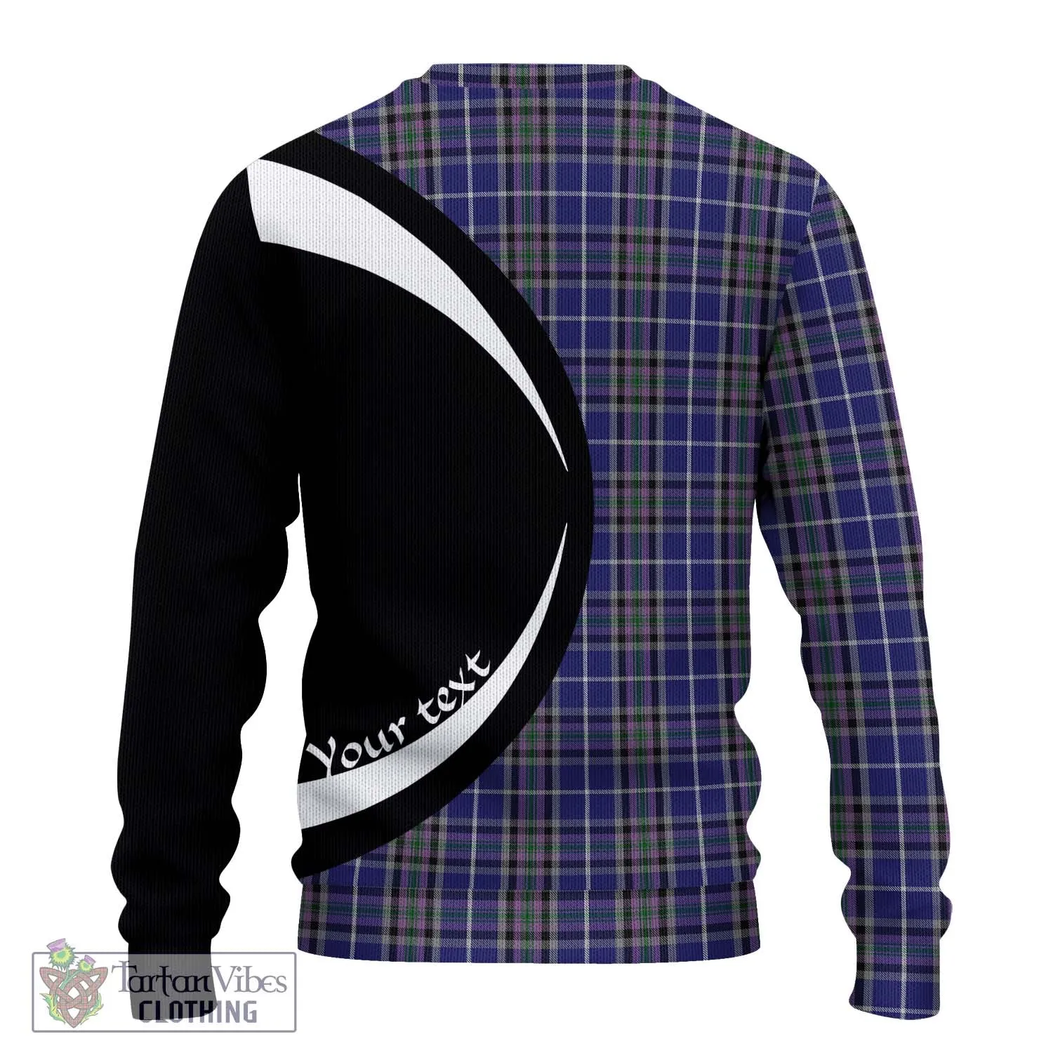 Alexander of Menstry Tartan Ugly Sweater with Family Crest Circle Style