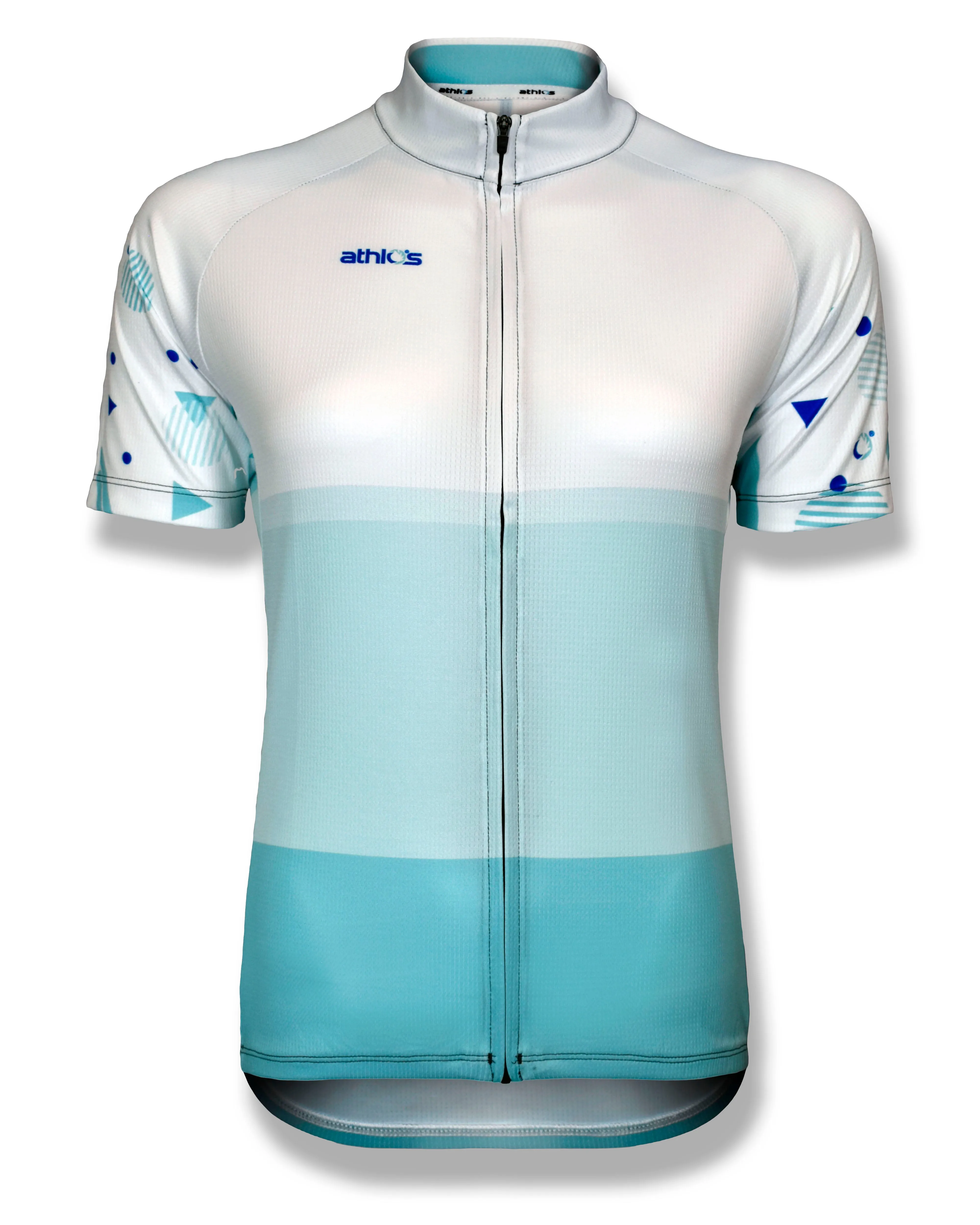 Athlos - Women's Aqua Shapes Squad One Cycling Jersey