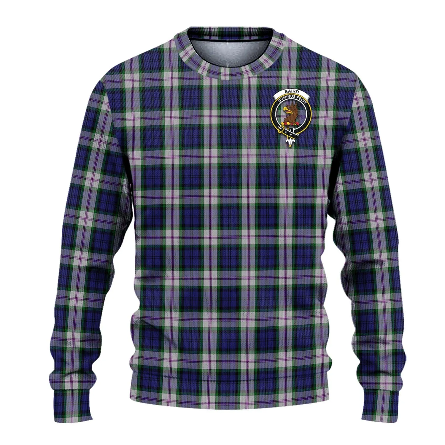 Baird Dress Tartan Ugly Sweater with Family Crest