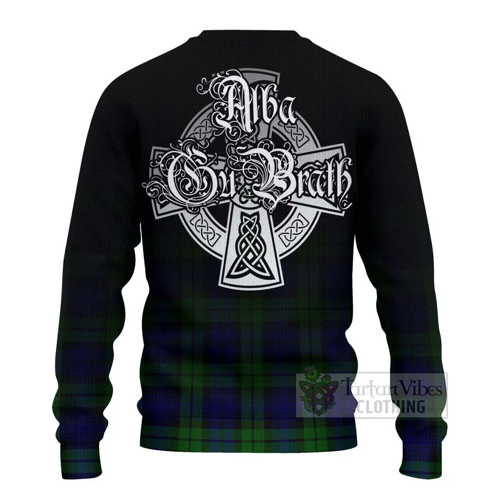 Bannatyne Tartan Ugly Sweater Featuring Alba Gu Brath Family Crest Celtic Inspired