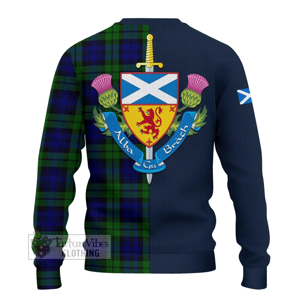 Bannatyne Tartan Ugly Sweater with Scottish Lion Royal Arm Half Style