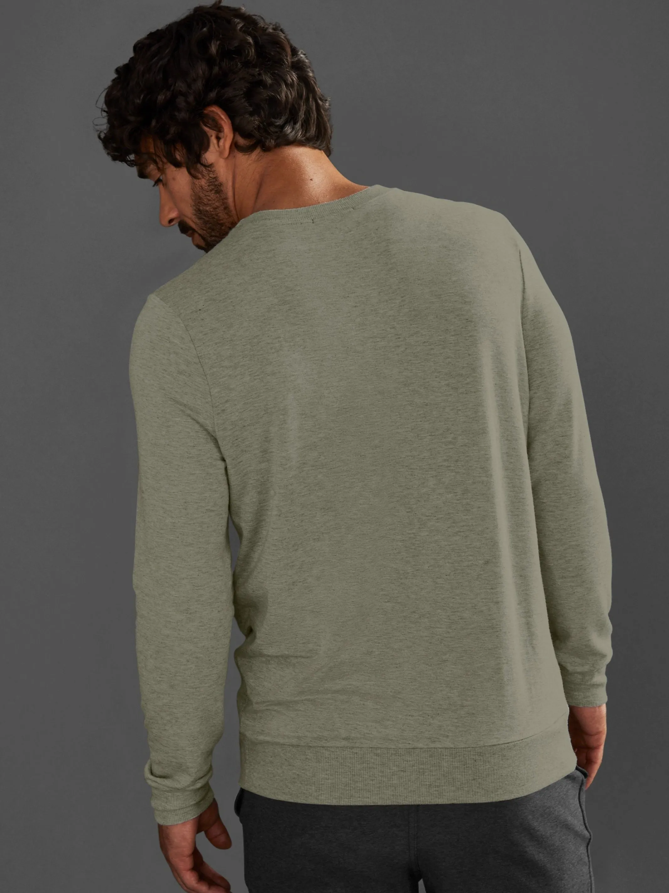 Beyond Yoga Men's Always Beyond Crew Pullover