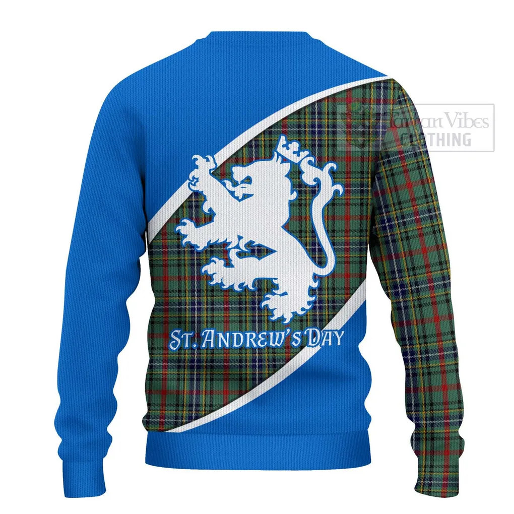 Bisset Family Crest Tartan Ugly Sweater Celebrate Saint Andrew's Day in Style