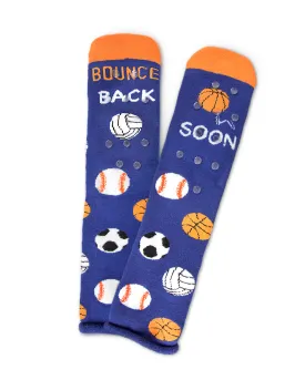 Bounce Back Greeting Card Crew Socks