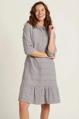 Brakeburn 18 Grey Westbourne Shirt Dress