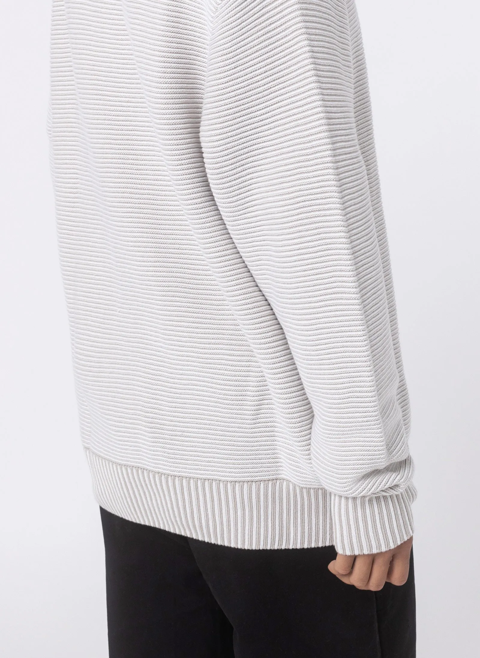 Breton Knit Beige Slub