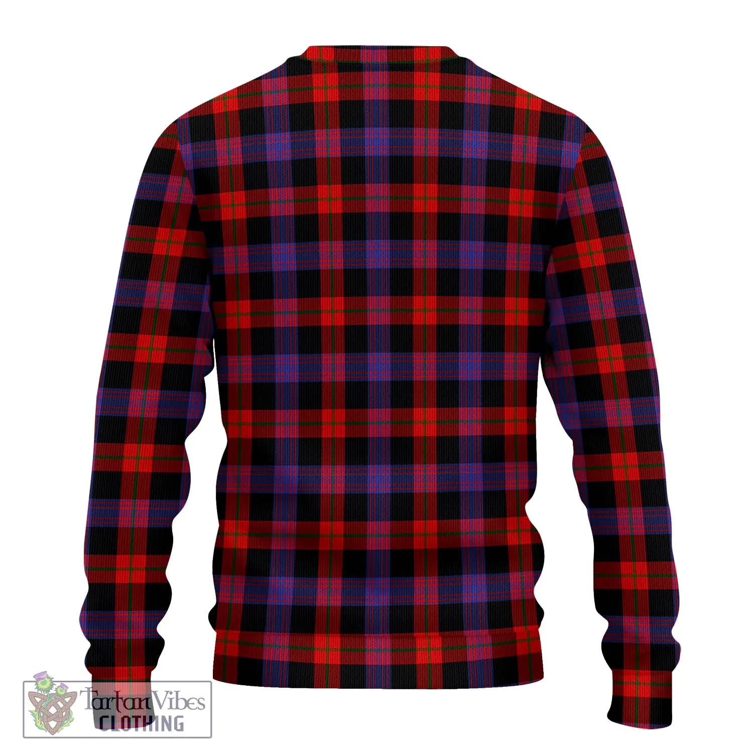 Brown (Broun) Tartan Knitted Sweatshirt