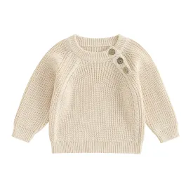 Button-Up Knit Sweater