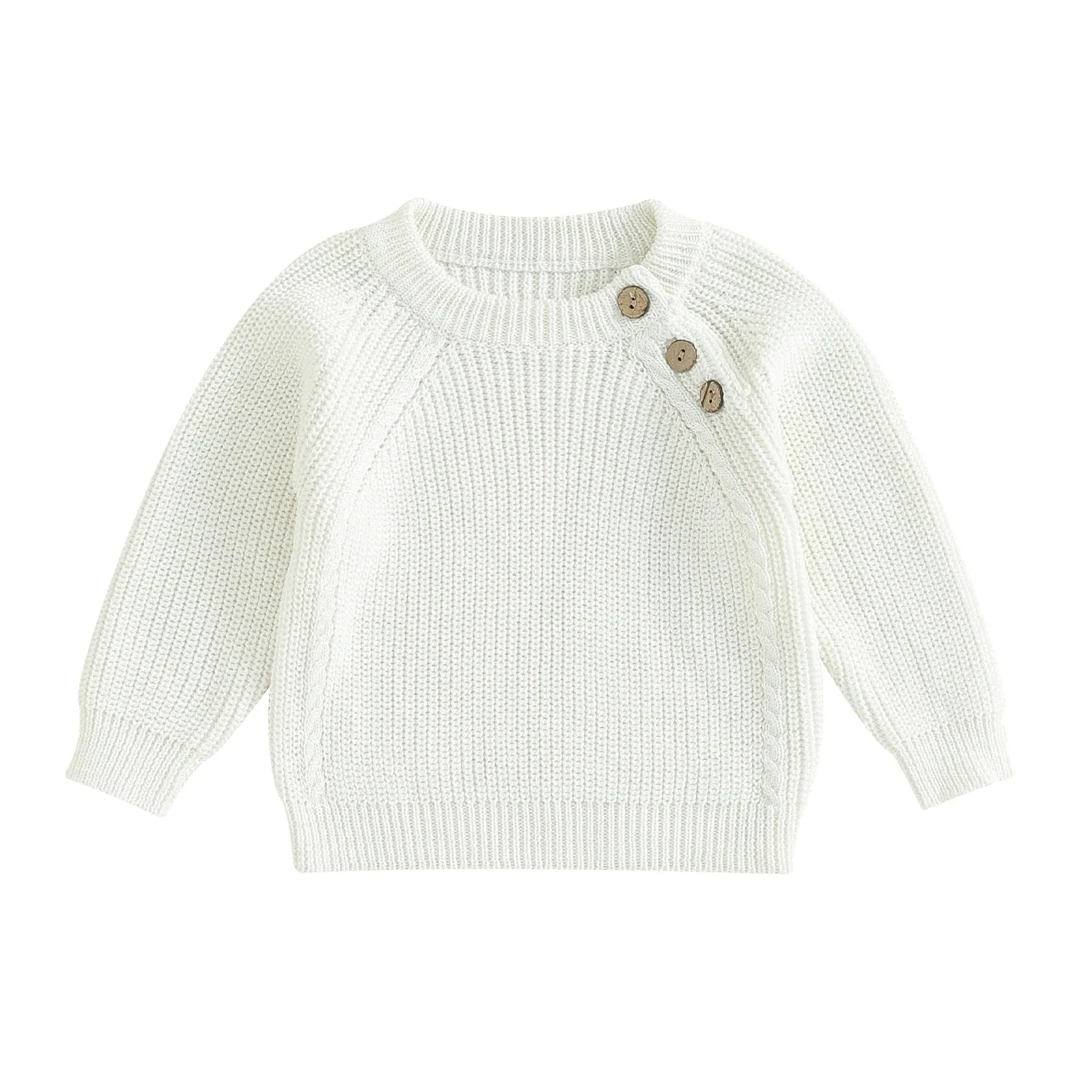 Button-Up Knit Sweater