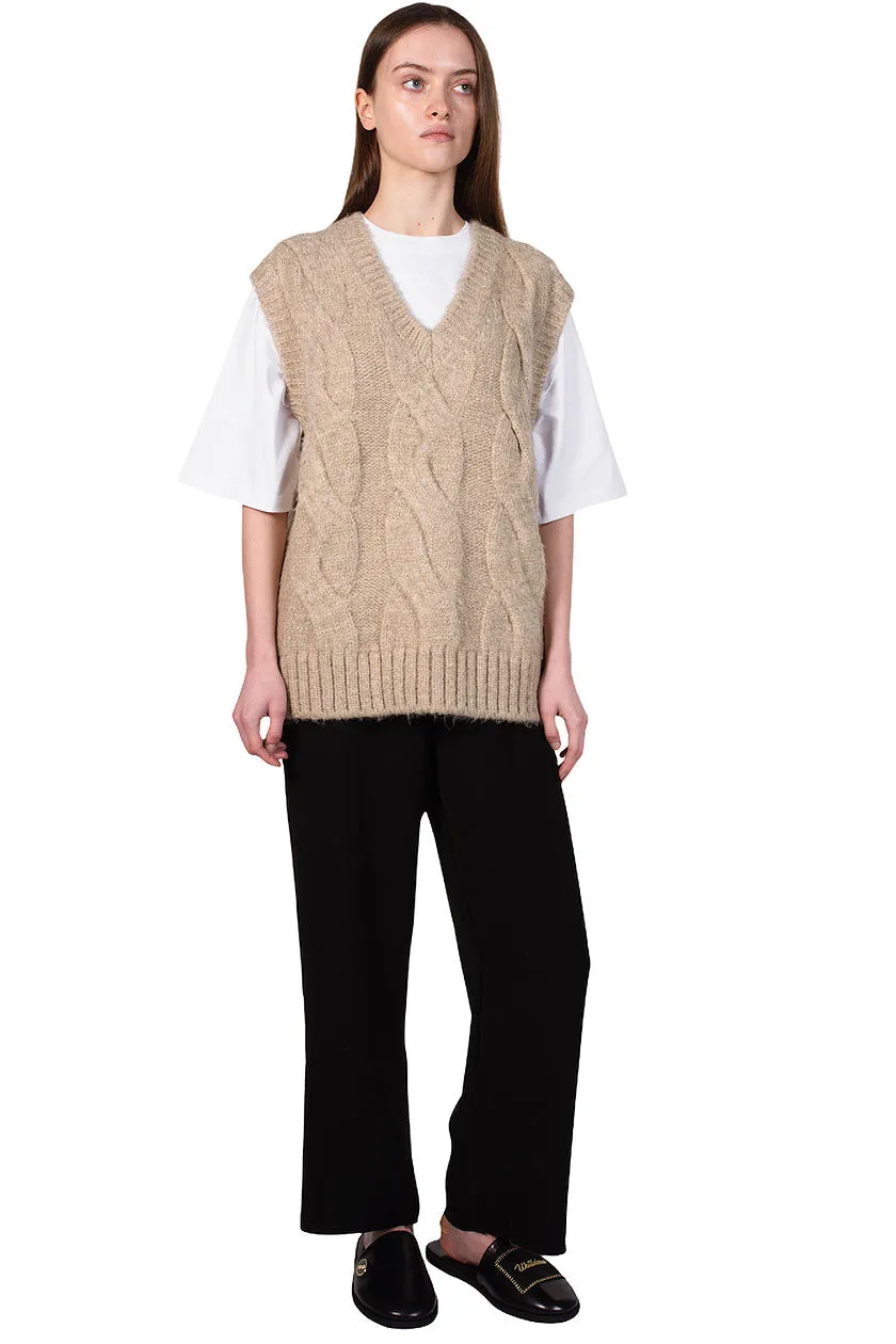 Cable Knit Vest