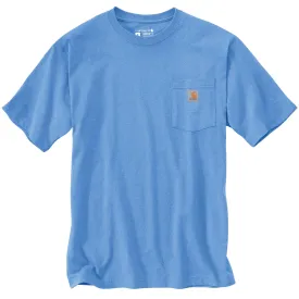 Carhartt Men's Short Sleeve Pocket T-Shirt_Blue Lagoon Heather