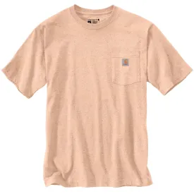 Carhartt Men's Short Sleeve Pocket T-Shirt_Pale Apricot Nep