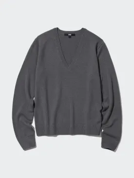 Cashmere v neck jumper