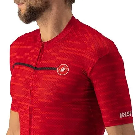 Castelli men's Insider jersey, dark red