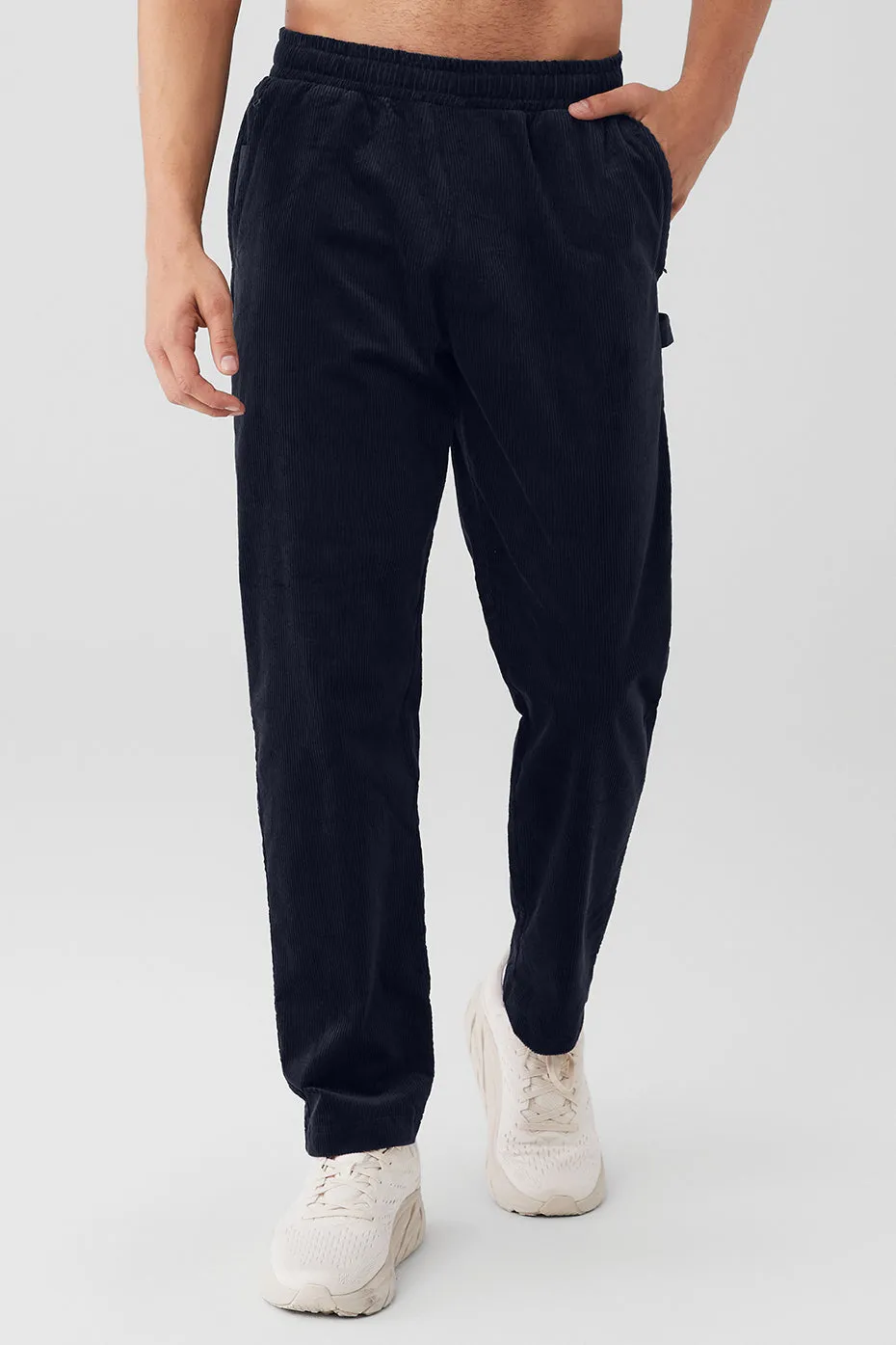 Corduroy District Sweatpant - Navy