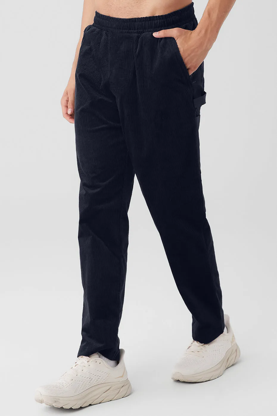 Corduroy District Sweatpant - Navy