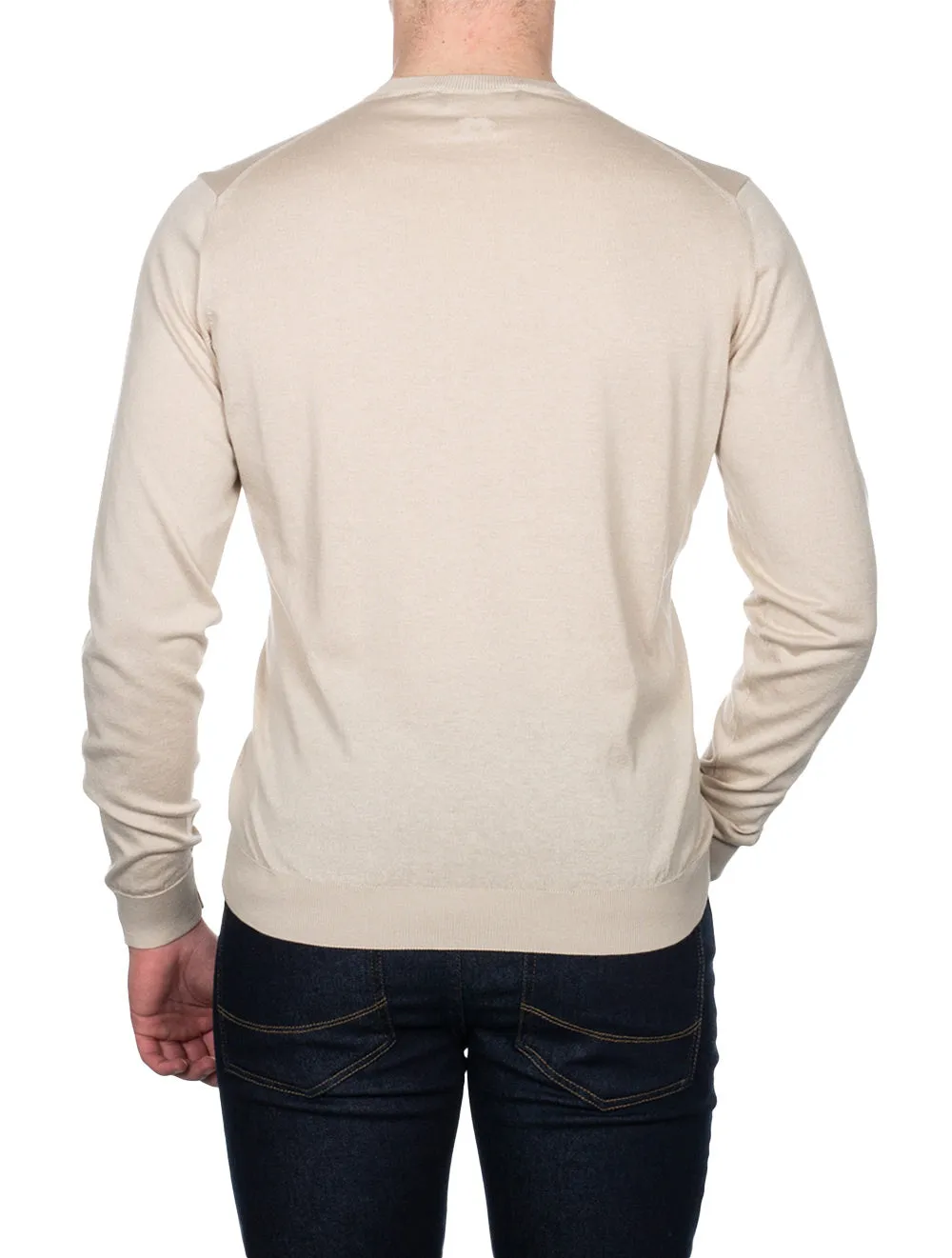 Crew Neck Knitwear Beige