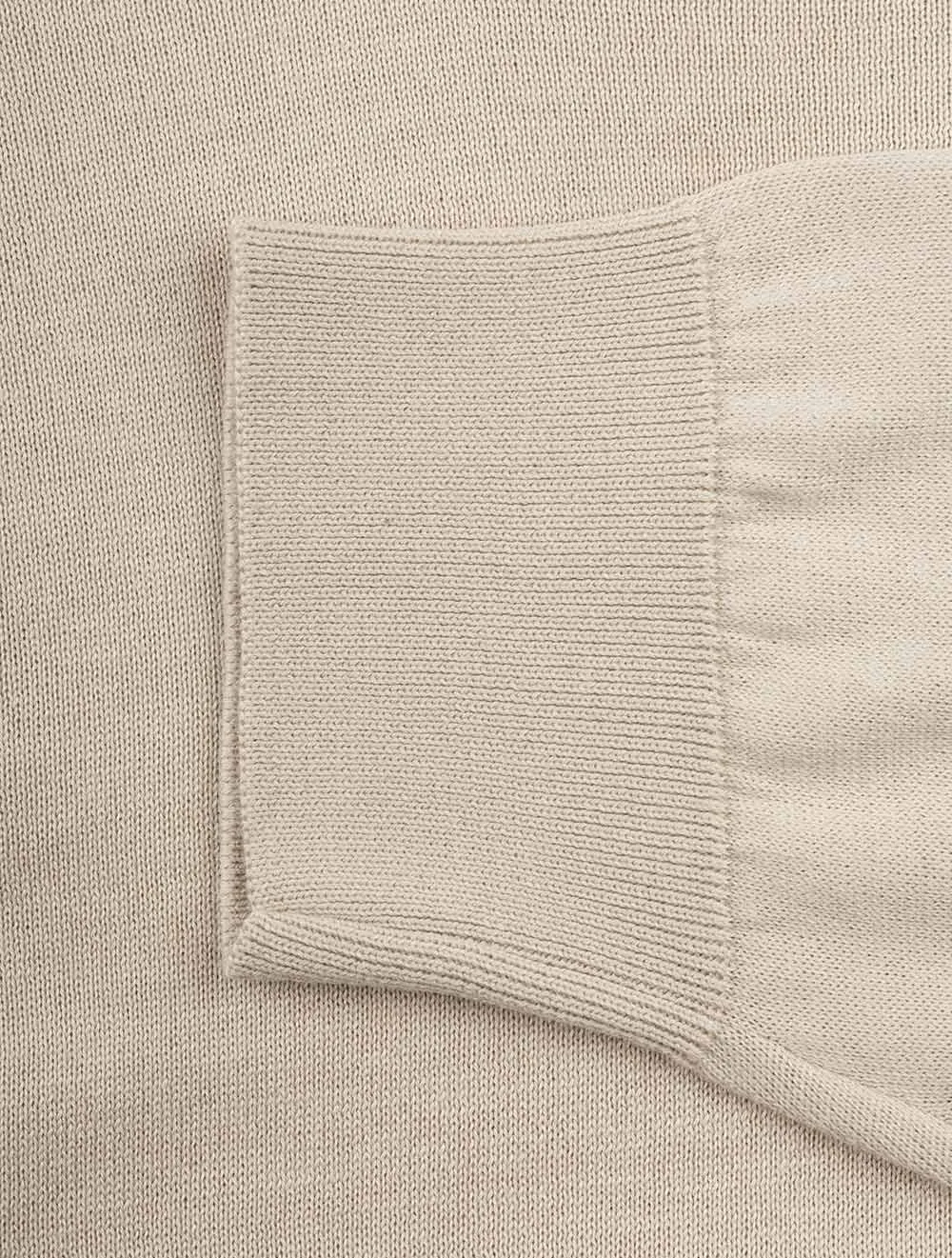 Crew Neck Knitwear Beige