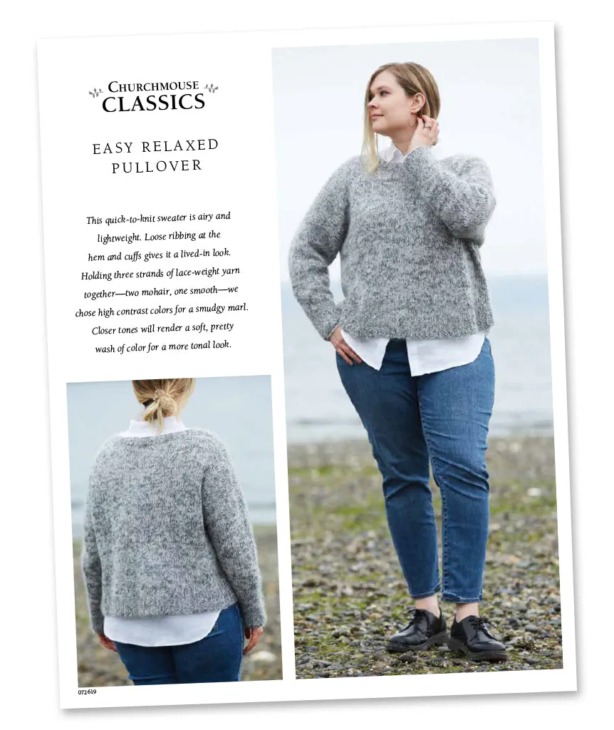 Easy Relaxed Pullover Using Rauma Alpakka Lin