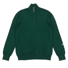 Fine Cut Long Sleeve Half Zip Pine - AW22