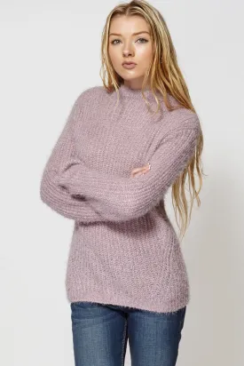 Fluffy High Neck Jumper