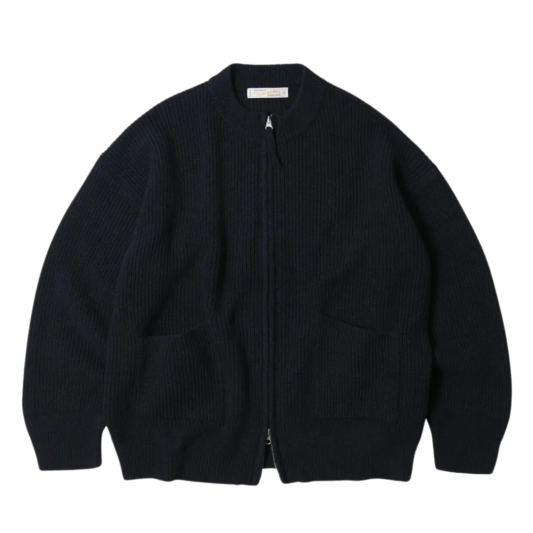 FrizmWORKS : Wool Deck Zip Up Cardigan