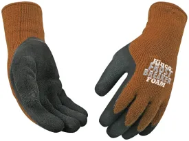 Frost Breaker 1787-M High-Dexterity Protective Gloves, Men's, M, 11 in L, Regular Thumb, Knit Wrist Cuff, Acrylic, Brown :PR: QUANTITY: 1