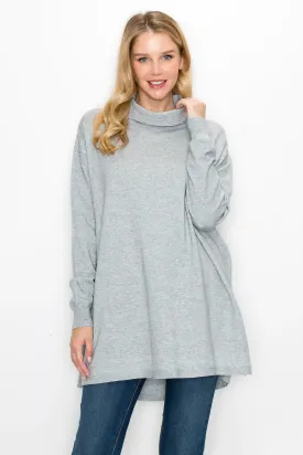 JOH Cashmere Sarah Sweater Heather Gray