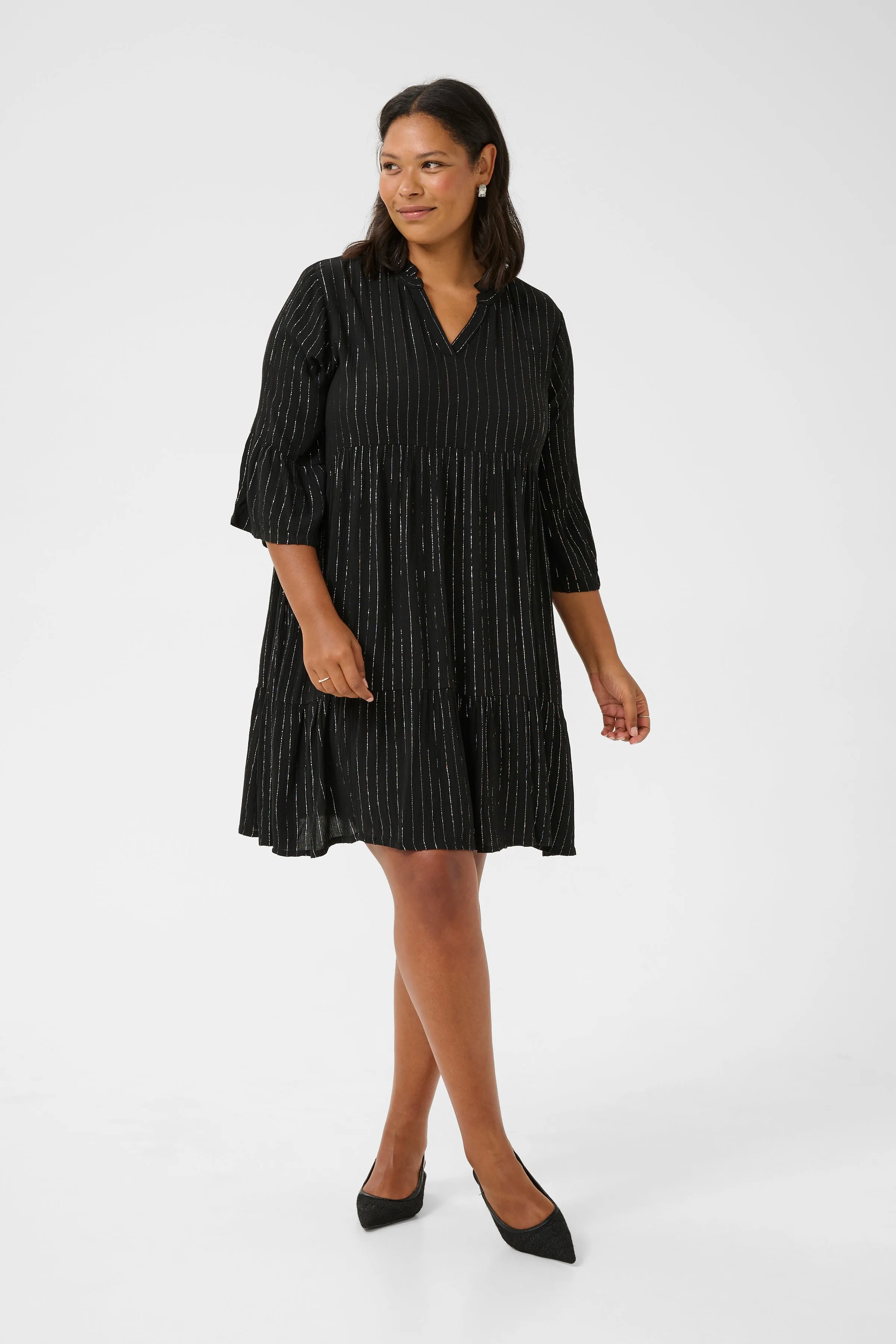 Kaffe Curve Lio Dress in Black