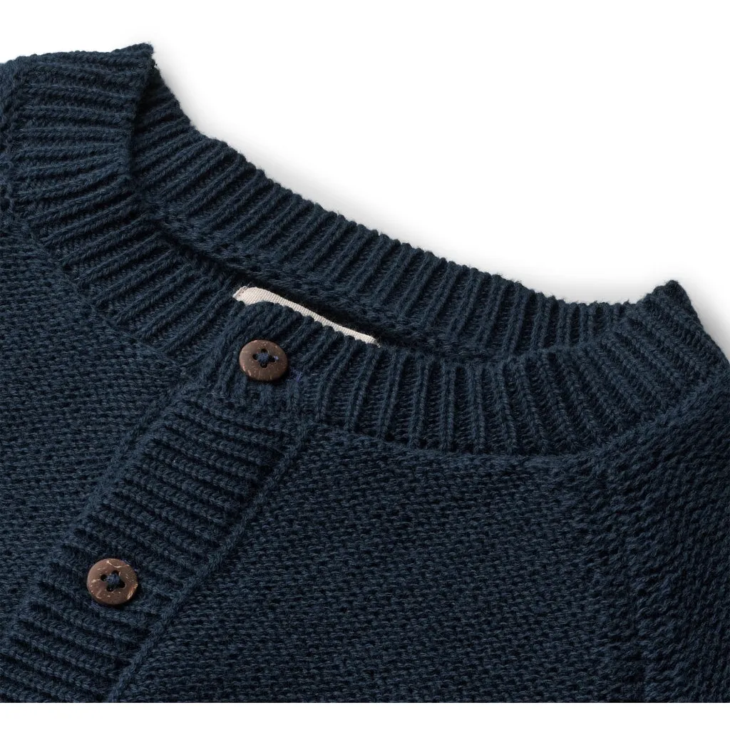 Knit Cardigan Eddy - navy