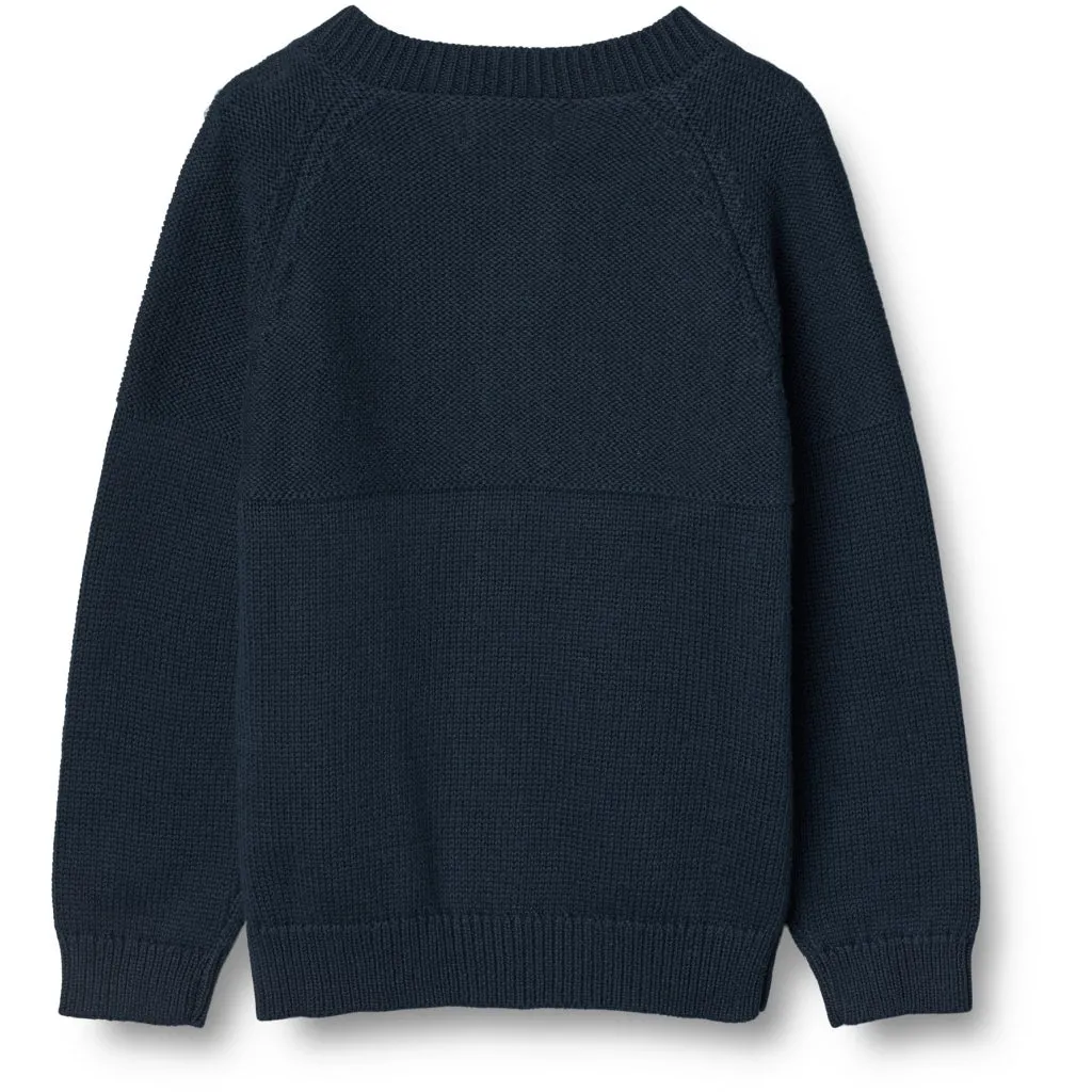 Knit Cardigan Eddy - navy