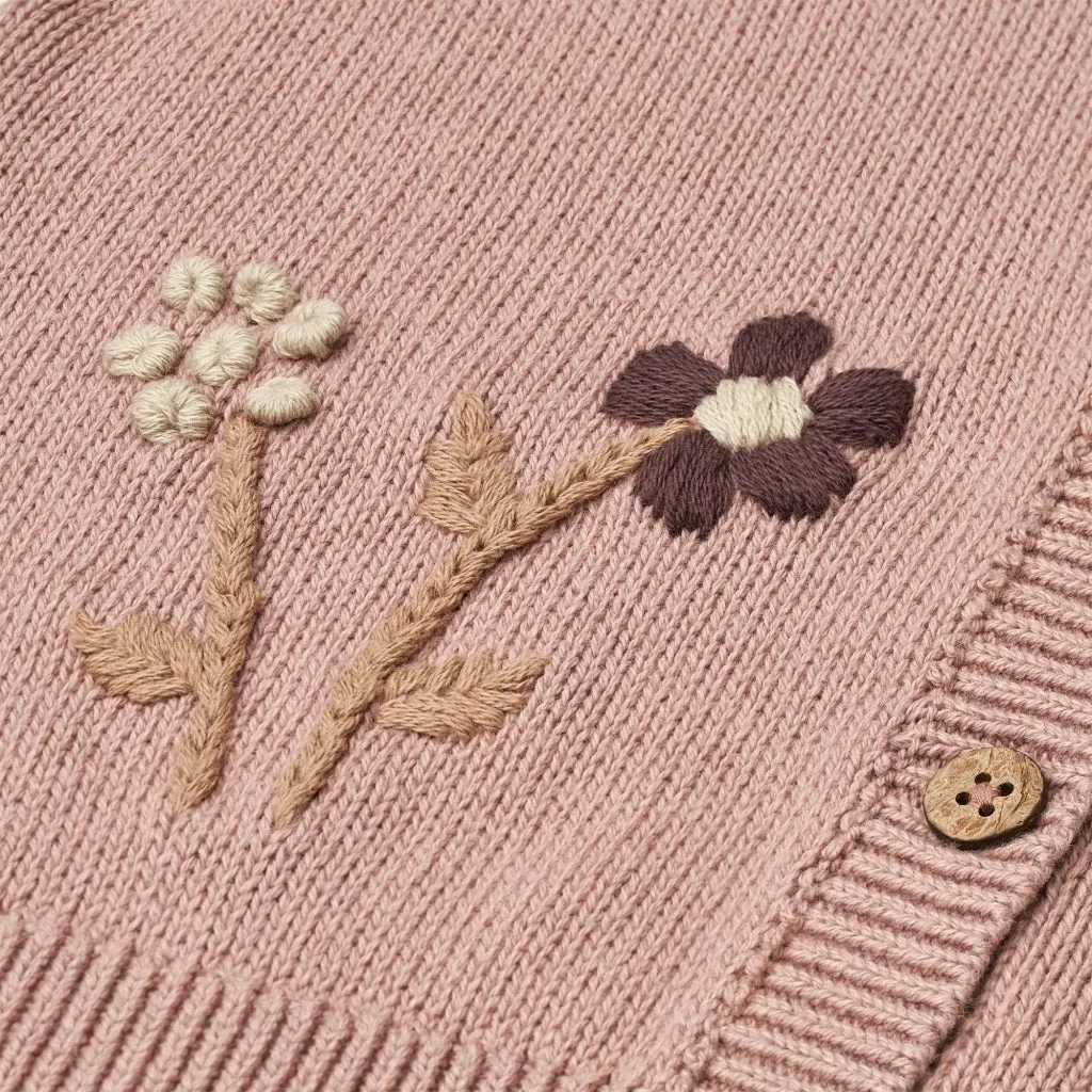 Knit Cardigan Ella - rose