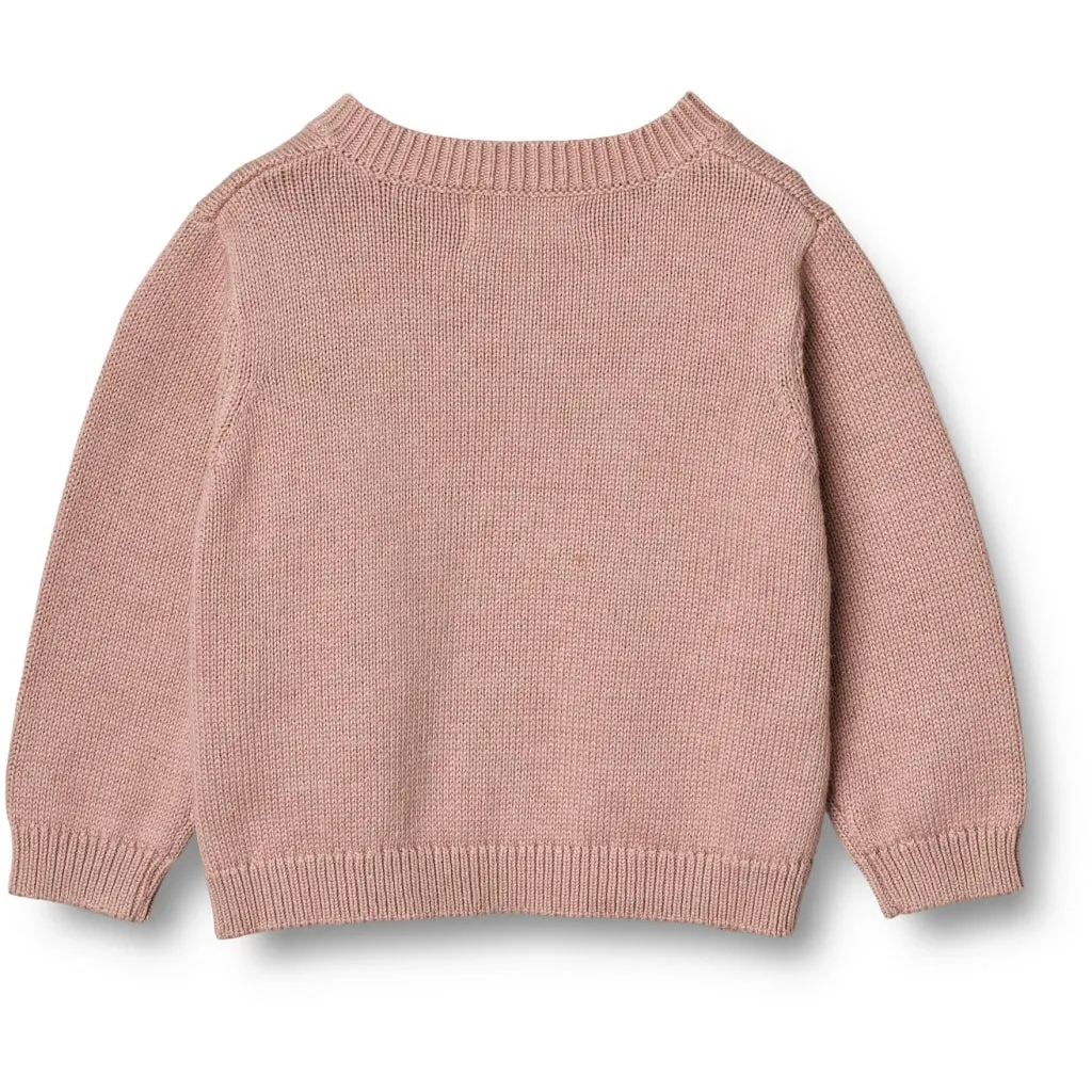 Knit Cardigan Ella - rose