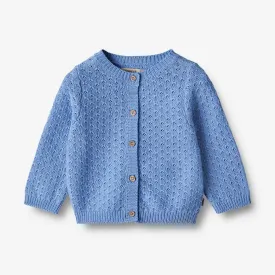 Knit Cardigan Magnella | Baby - azure blue