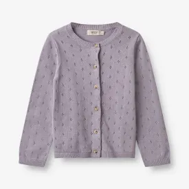 Knit Cardigan Maia - lavender