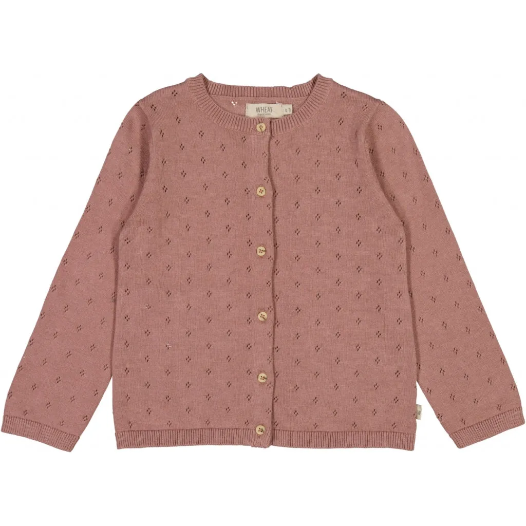 Knit Cardigan Maia - powder brown