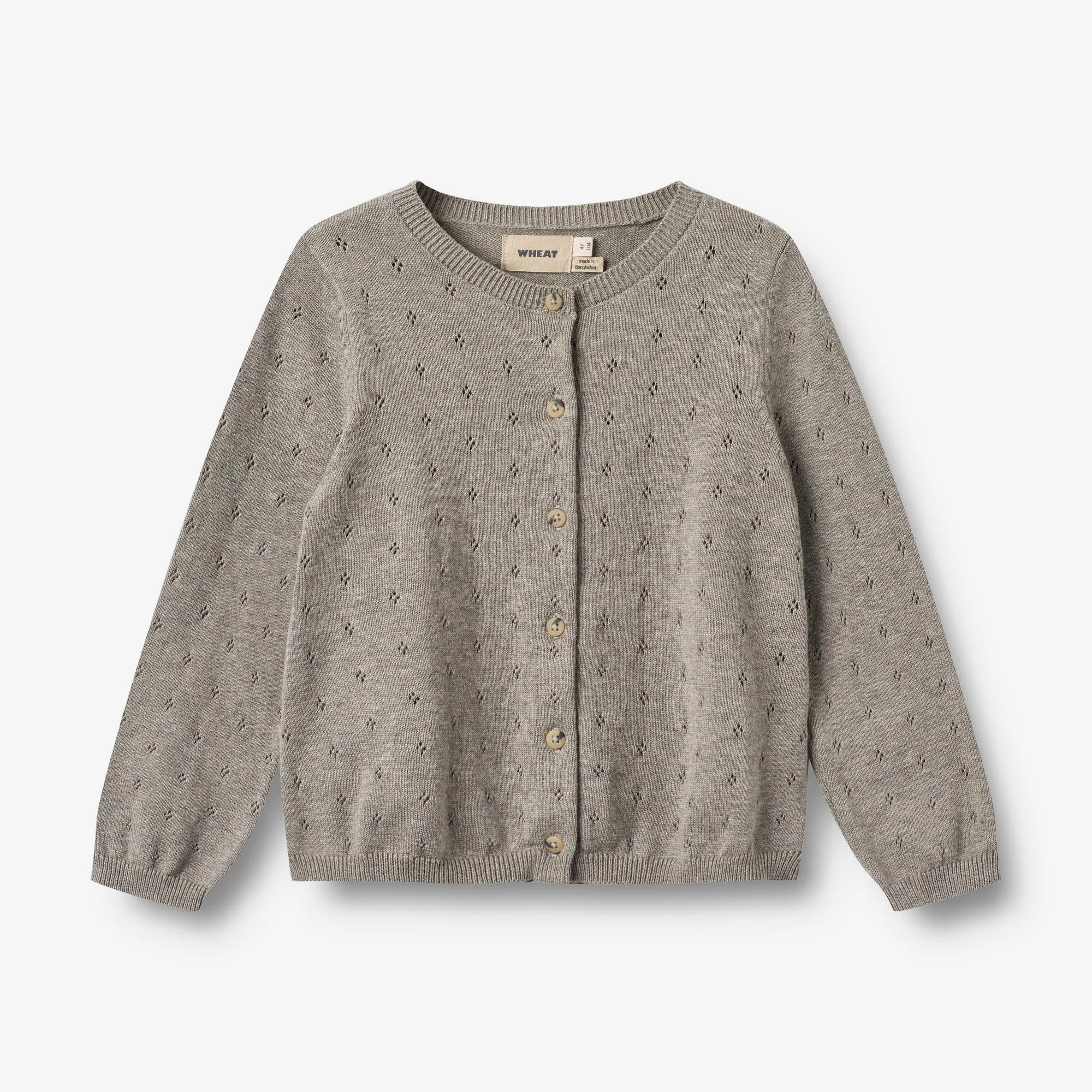 Knit Cardigan Maia - warm grey melange