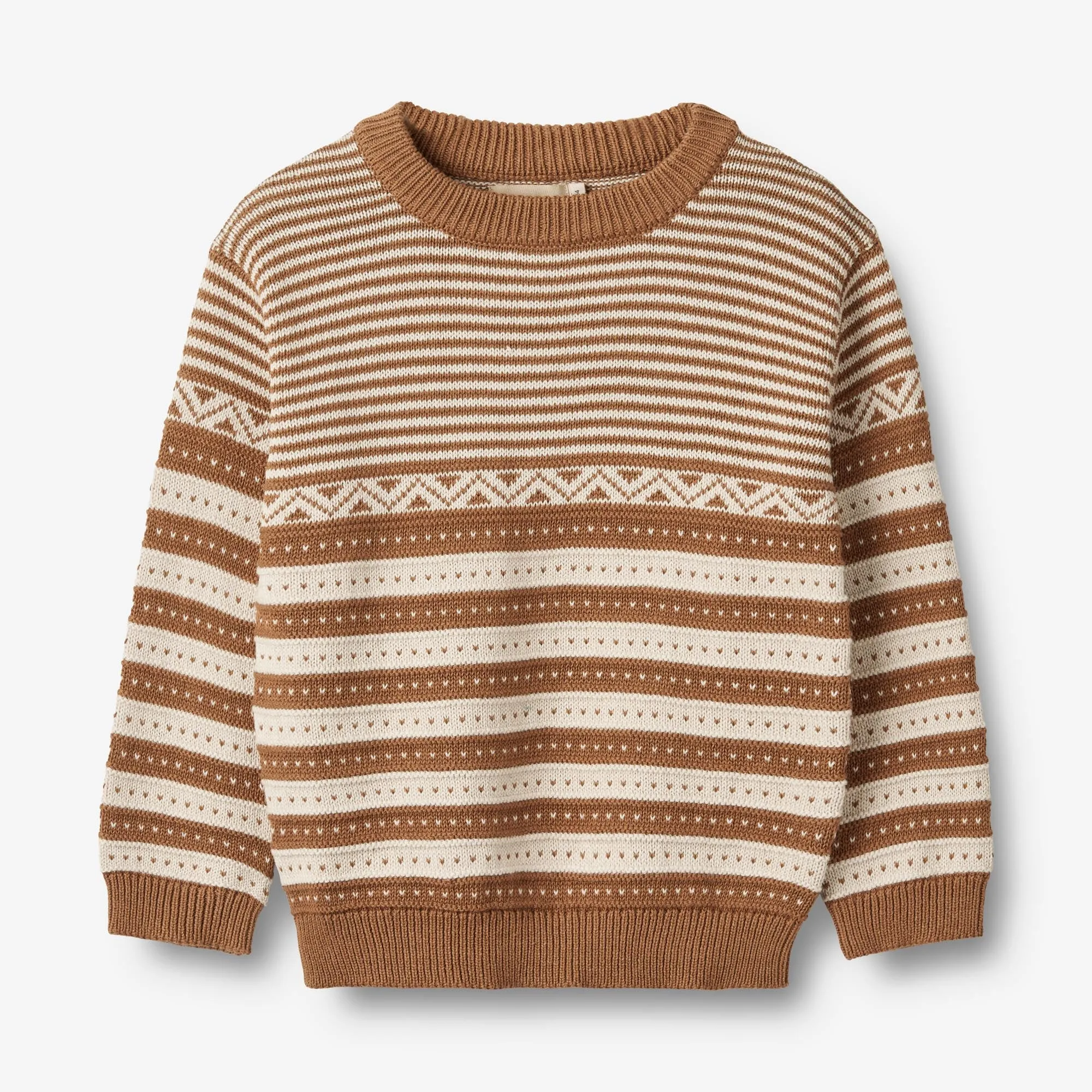 Knit Pullover Janus - caramel