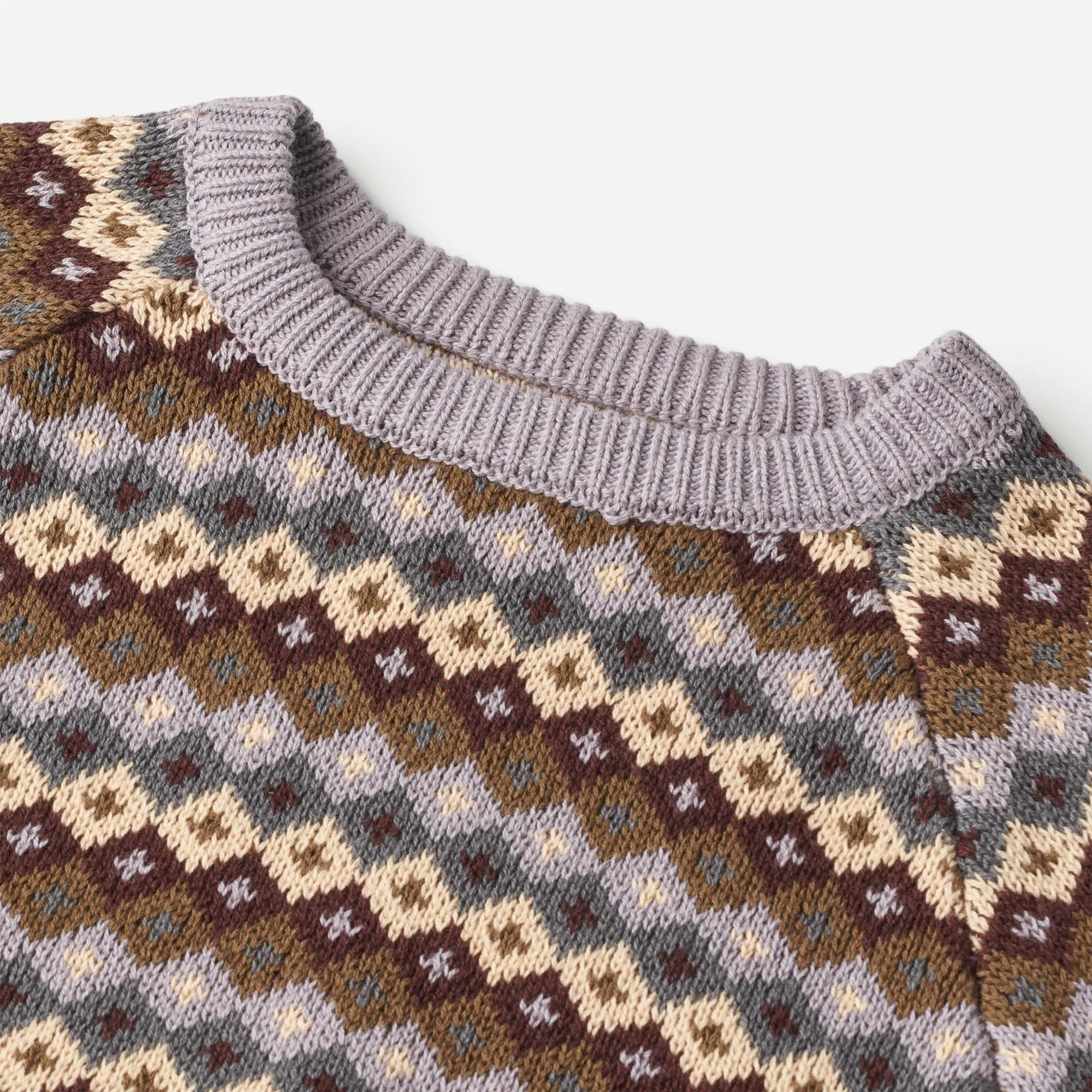 Knit Pullover Mimi Jacquard - multi lavender