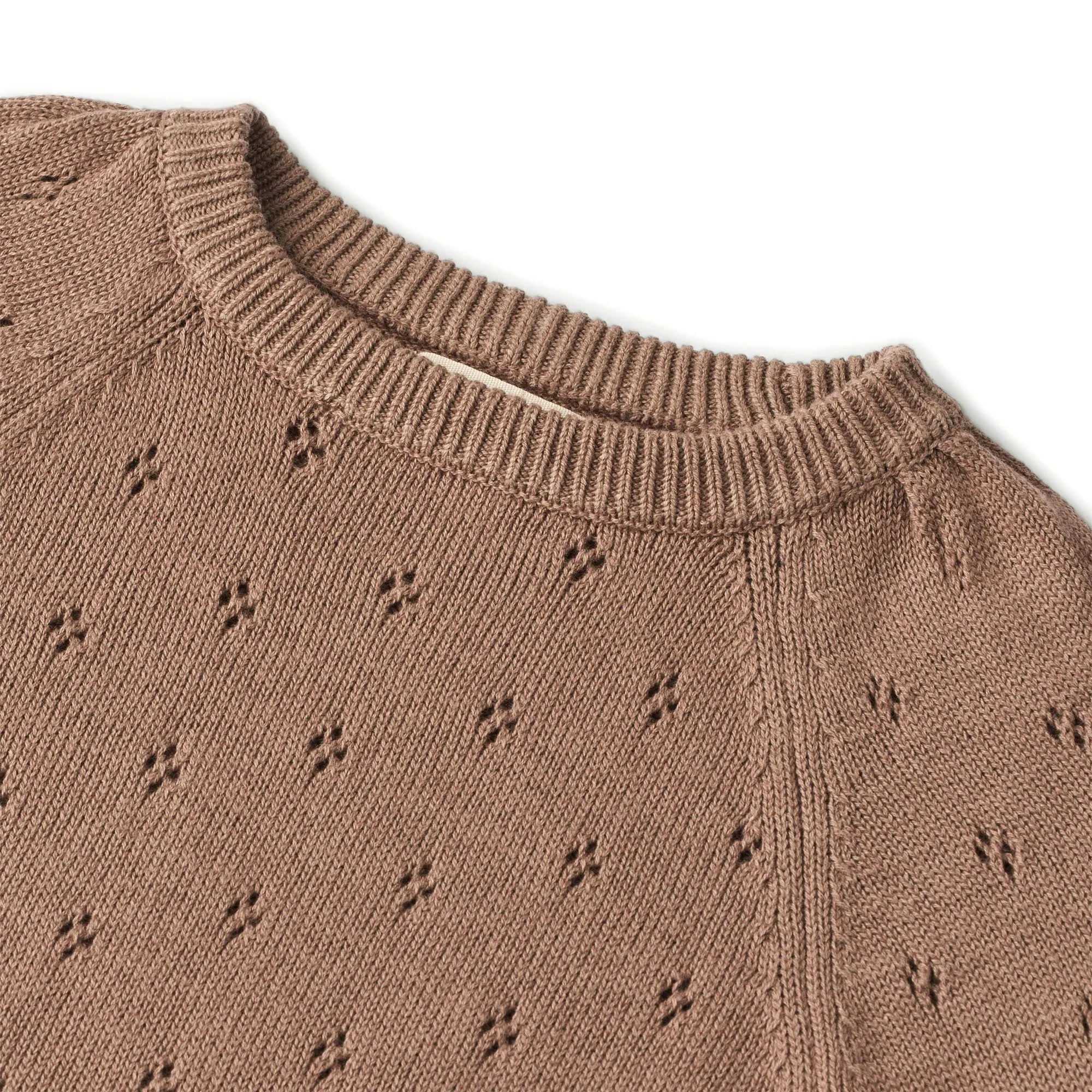 Knit Pullover Mira - cocoa brown