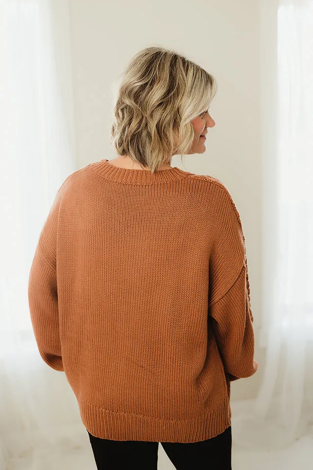 Knitted Cable Sweater