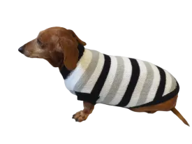 Knitted sweater for small dog clothes for dachshunds