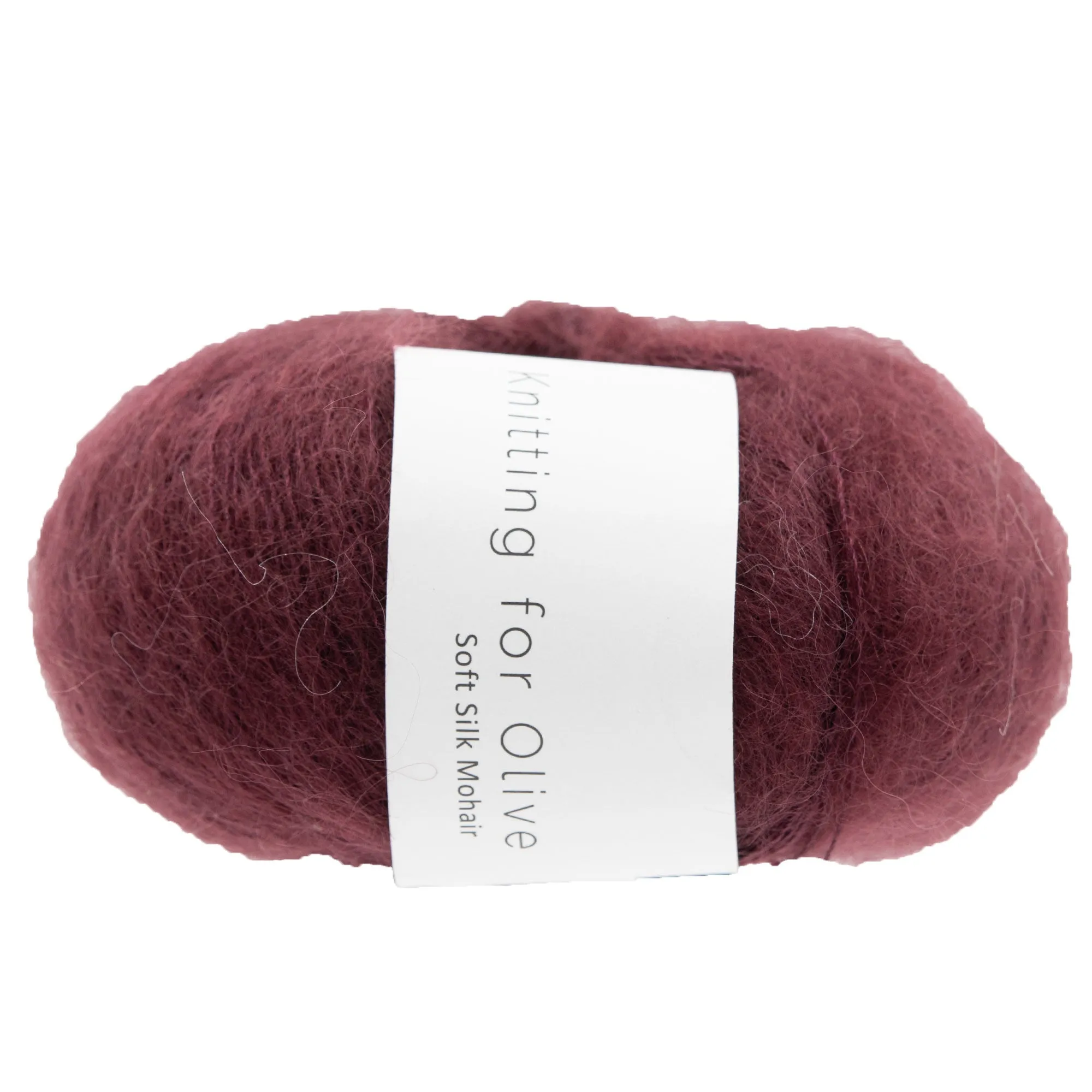 Knitting for Olive Soft Silk Mohair Yarn - Bordeaux